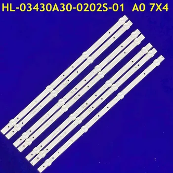  Светодиодная лента подсветки 4Lamp для KX-431ED U430L18 LED17E405 HV4300UB HL-03430A30-0202S-01 U430L18 4X7 JL.D43022330-017CS-M
