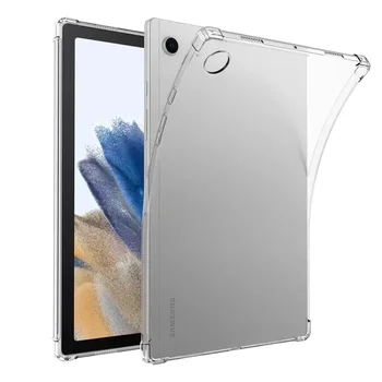  Силиконовый чехол для Samsung Galaxy Tab A8 10,5 '' (2021) X200 X205 SM-X200 SM-X205 Прозрачный чехол Мягкая задняя крышка планшета из ТПУ
