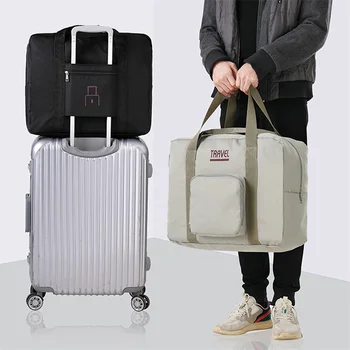  Складные дорожные сумки унисекс На открытом воздухе Оксфорд Ткань Сумка для хранения багажа Сумки большой емкости Портативные сумки для хранения одежды