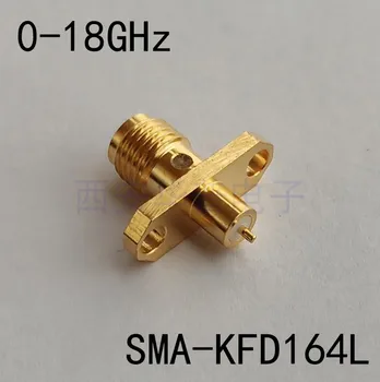  Точечный SMA-KFD164L Радиочастотный разъем 18G Высокочастотный фланец настенной панели Радиочастотный разъем SMA-KFD