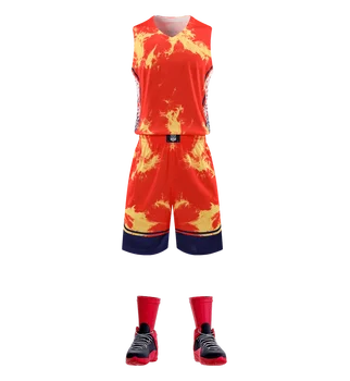  Футболка с короткими рукавами, мужская майка, баскетбольная форма, фиолетовый ледяной шелк, быстросохнущая искусственная летняя спортивная одежда, состоящая из двух частей