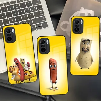  Чехол для телефона Sausage Party для Xiaomi 13 12 X Redmi Note 11 10 S Lite T Pro POCO M4 X3 Glass