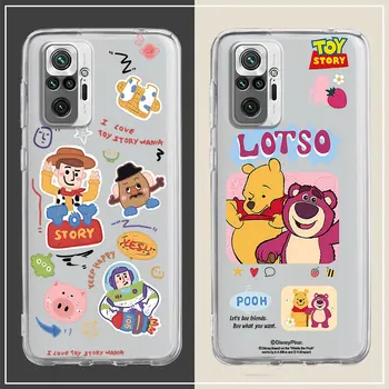  Чехол для телефона Xiaomi Redmi 9C 9 12C K40 Pro A2 9A 10 12 5G 10C 9T A1 Чехол Disney Cute Toys Story Прозрачная мягкая роскошная сумка